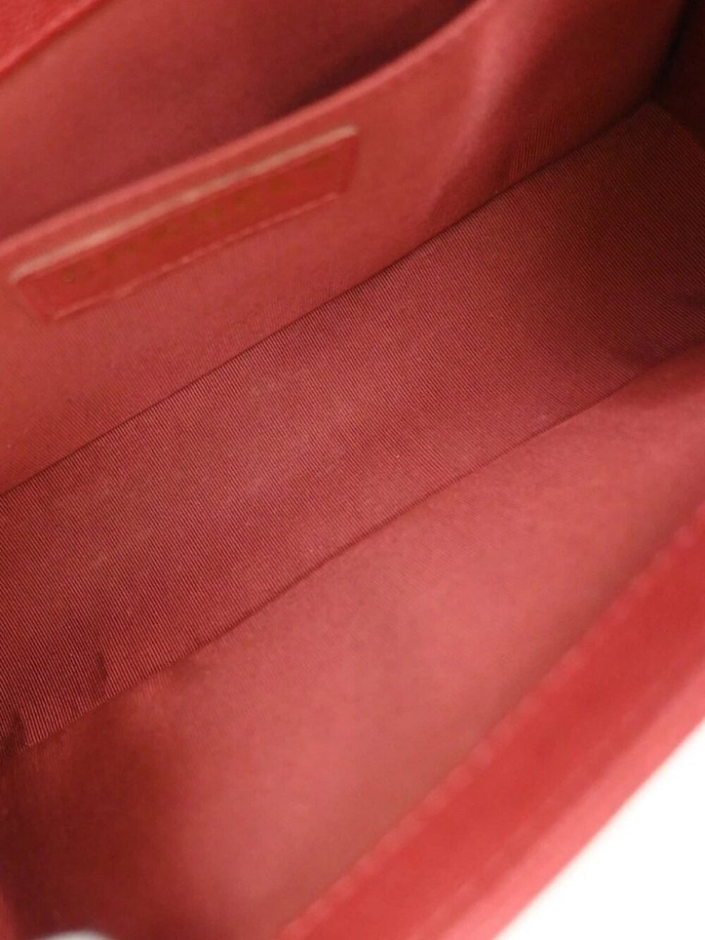 CHANEL Boy Chain Shoulder Bag Calfskin Leather Red GHW CC Logo France - Picture 10 of 13